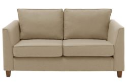 HOME Grace Regular Velvet Sofa - Mink